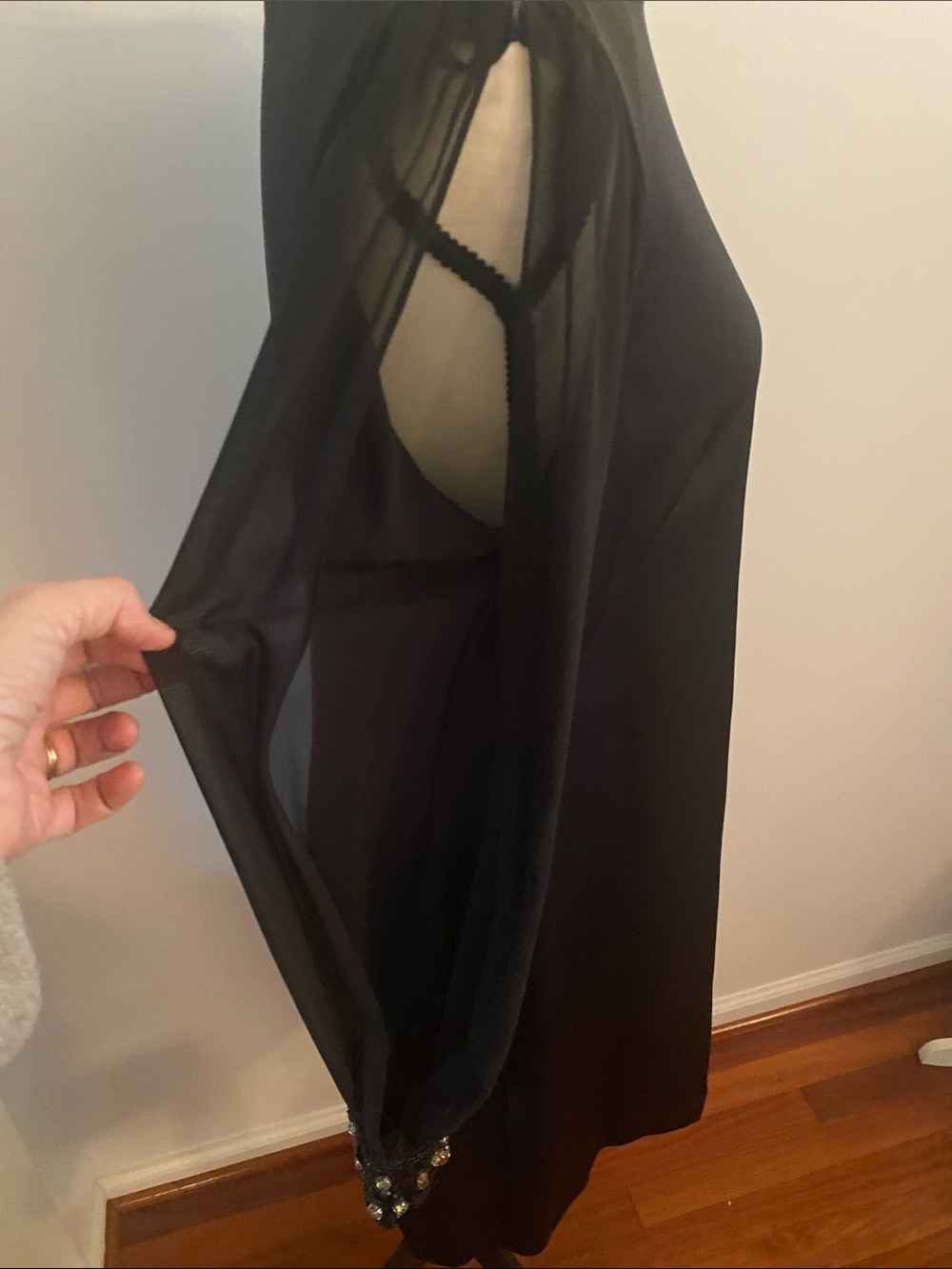 New Eliza J  size 6 black cocktail dress. - Picture 3 of 9